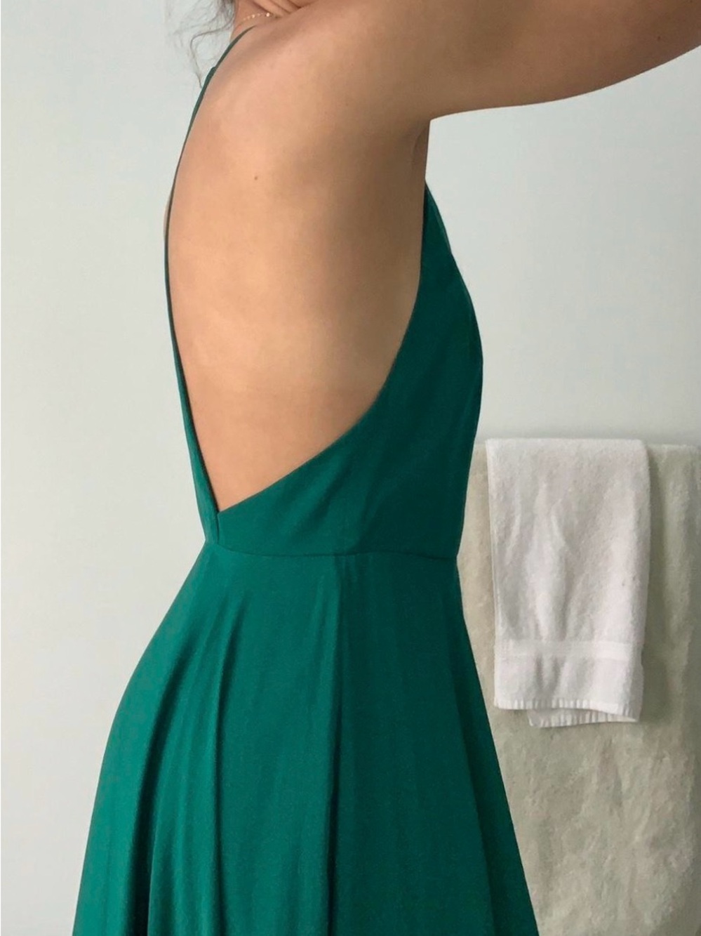 Kimchi Blue Whimsy Green Full Skirt Dress - Picture 2 of 13